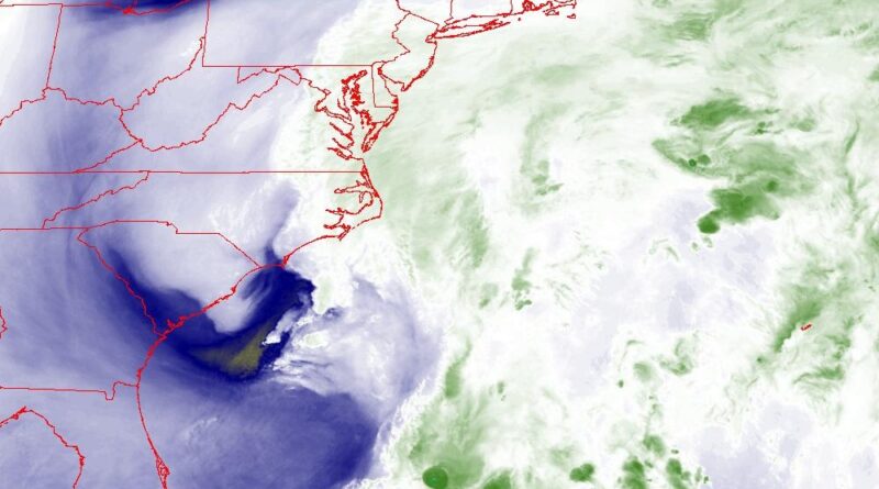 ABD doğu kıyısını etkisi altına alan dev Nor'easter fırtınası NOAA meteoroloji uydu görüntüsü