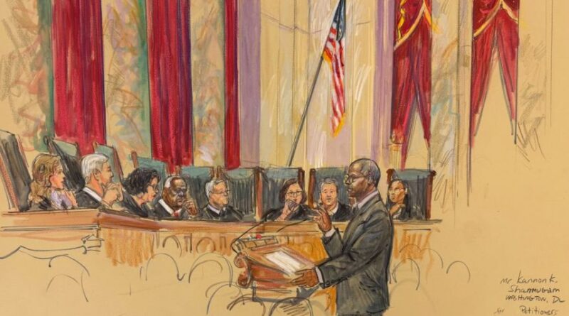 Yüksek Mahkeme iklim davası duruşmasının yapıldığı Washington ABD Yüksek Mahkemesi binası